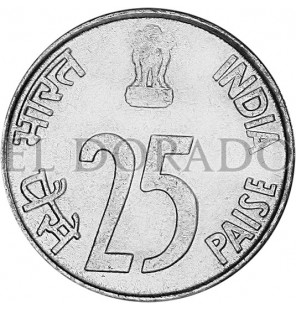India 25 Paise 1994-2002 KM 54