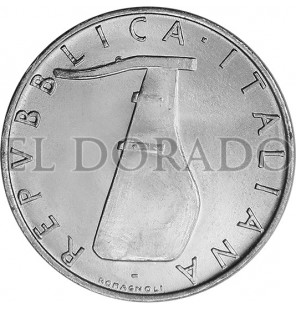 Italia 5 Liras 1951-2001 KM 92