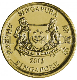 Singapur 5 Céntimos 2016 KM...