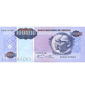 Angola 100.000 Kwanzas 1995 Pick 139 - 1