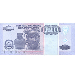 Angola 100.000 Kwanzas 1995 Pick 139 - 2