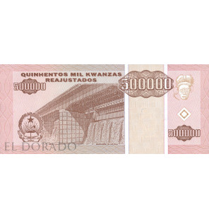 Angola 500.000 Kwanzas 1995 Pick 140 - 2