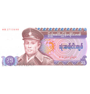 Birmania 35 Kyats 1986 ND Pick 63 - 1