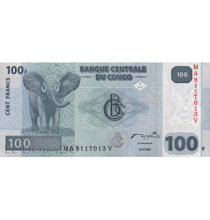 Congo 100 Francos 2007 Pick 98a - 1