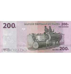 Congo 200 Francos 2007 Pick 99a - 2