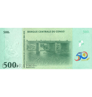 Congo 500 Francos 2010 Pick 100a - 2