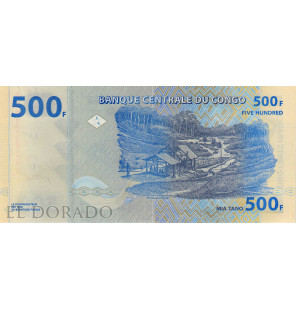 Congo 500 Francos 2013 Pick 96b - 2