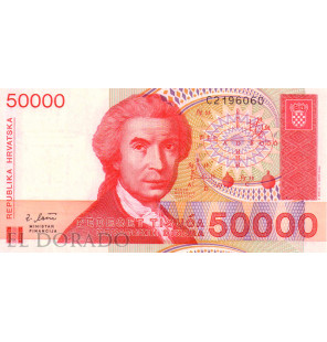 Croacia 50.000 Dinara 1993 Pick 26a - 1