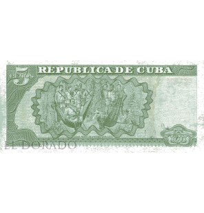 Cuba 5 Pesos 2002 Pick 116e - 2