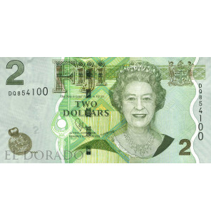 Fiyi 2 Dólares 2012 ND Pick 109b - 1