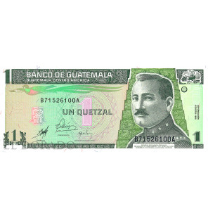 Guatemala 1 Quetzal 1998 Pick 99 - 1