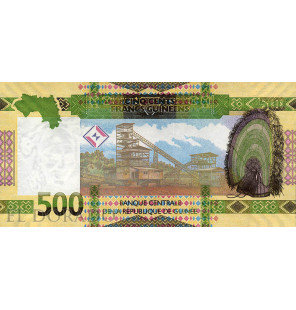 Guinea 500 Francos 2018 Pick Nuevo - 2