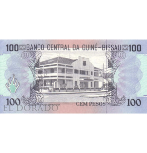 Guinea Bissau 100 Pesos 1990 Pick 11 - 2