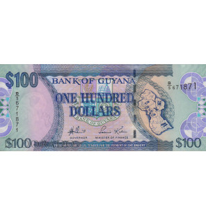 Guayana 100 Dólares 2006 ND Pick 36a - 1