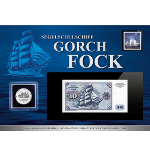 Alemania colección Gorch Fock en panel Año 1980-2008 - 1