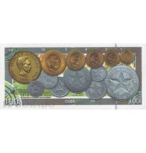 Cuba  1, 2, 5, 10, 20, 40 Centavos, 1, 1, 2, 4, 5, 10, 20 Pesos Año 2015 Pick n.l. - 2