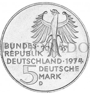 Alemania  5 Marcos Año 1974...
