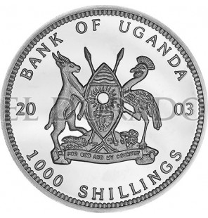 Uganda 1.000 Chelines Año...