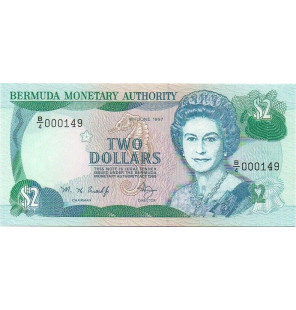Bermudas 2 Dólares 1997...