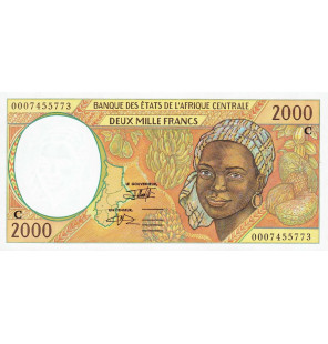 Congo 2.000 Francos 2000...