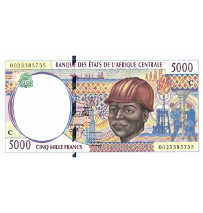 Congo 5000 Francos 2000...