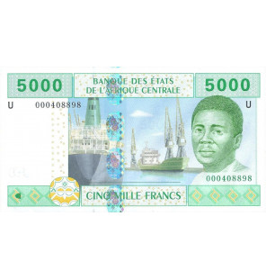 Camerún 5000 Francos 2002...