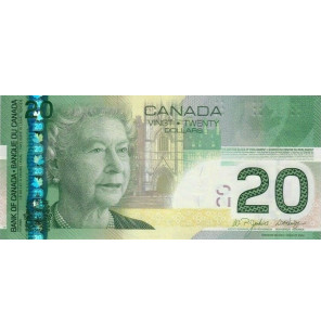 Canadá 20 Dólares 2009 Pick...