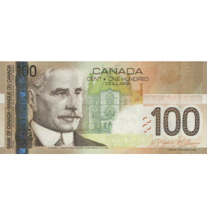 Canadá 100 Dólares 2009...