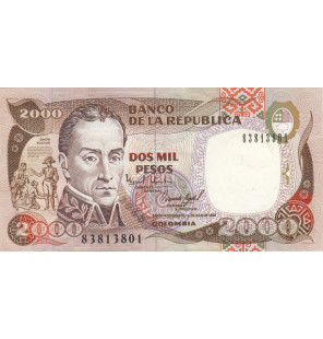 Colombia 2.000 Pesos 1993...