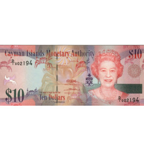 Islas Caimán 10 Dólares...
