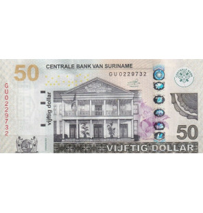 Surinam 50 Dólares 2019...