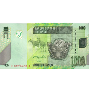 Congo 1.000 Francos 2005...