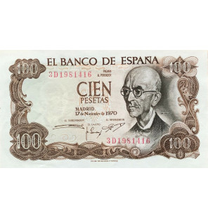 España 100 Pesetas 1970...