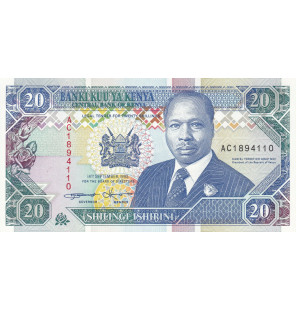 Kenia 20 Shillings 1993...