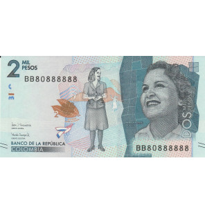 Colombia 2000 Pesos 2018...