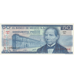 México 50 Pesos 1976 Pick 65b