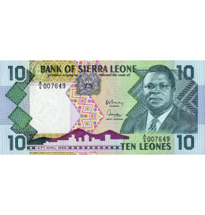 Sierra Leona 10 Leones 1988...