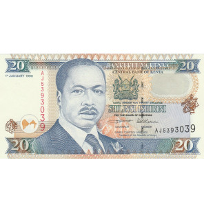 Kenia 20 Shillings 1996...