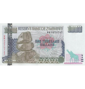Zimbabue 1000 Dólares 2003...