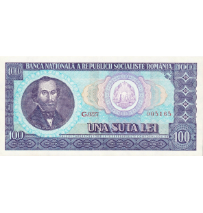 Rumanía 100 Lei 1966 Pick 97