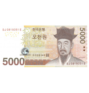 Corea del Sur 5000 Won 2006...