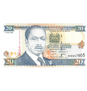 Kenia 20 Shillings 1997...