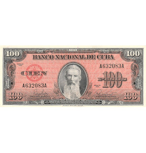 Cuba 100 Pesos 1959 Pick...