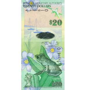 Bermudas 20 Dólares 2009...