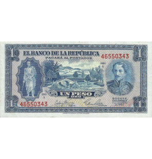 Colombia 1 Peso Oro 1953...