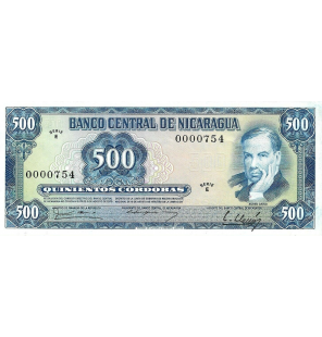 Nicaragua 500 Córdobas 1979...