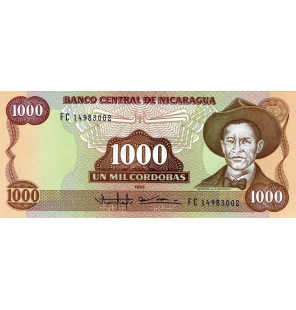 Nicaragua 1000 Córdobas...