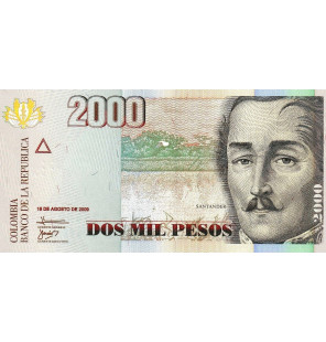 Colombia 2.000 Pesos 2009...