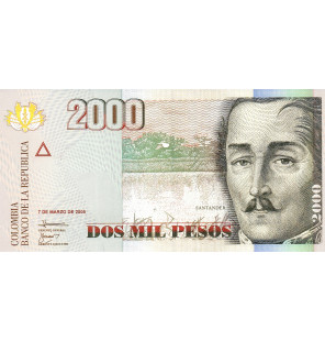 Colombia 2.000 Pesos 2005...