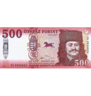 Hungría 500 Forint 2018...